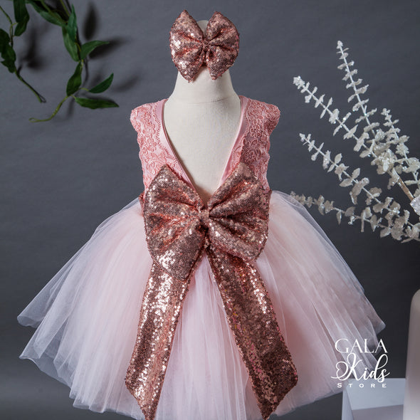 Eleanor Rose Gold Dress