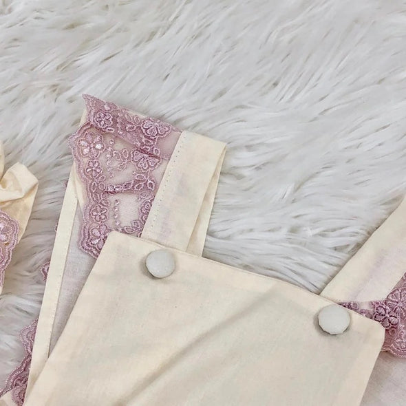 Alba Beige Romper